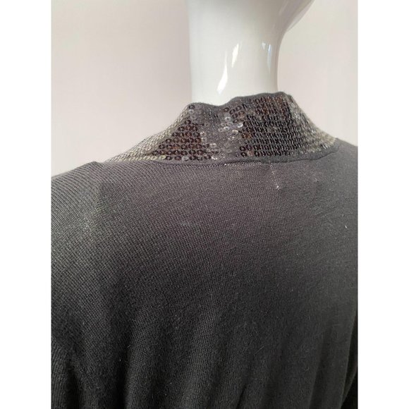 Allison Brittney Black Sequin Sweater - Picture 10 of 15